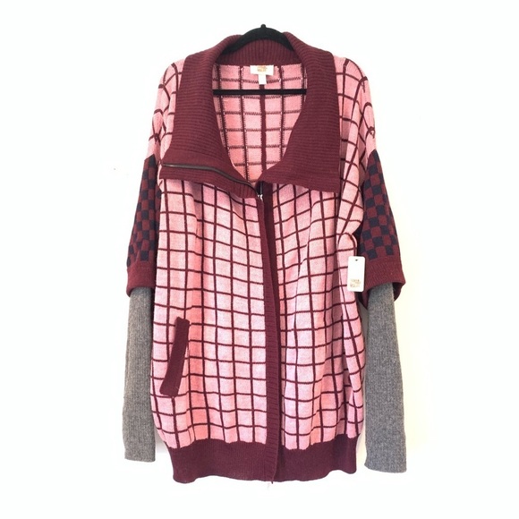 TAMARA MALAS Plus SZ 22/24 Chicago Cardigan Alpaca - Picture 5 of 8